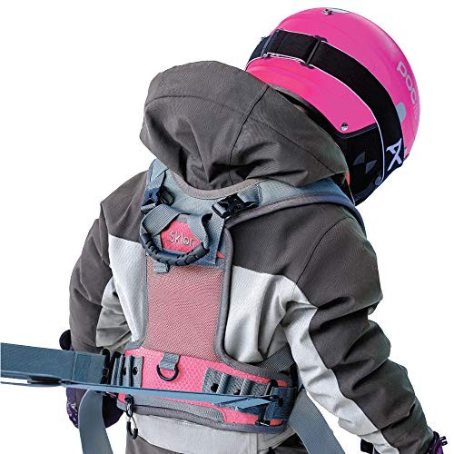  Ski and Snowboard Harness Trainer for Kids - Training Leash Pink Snowflake