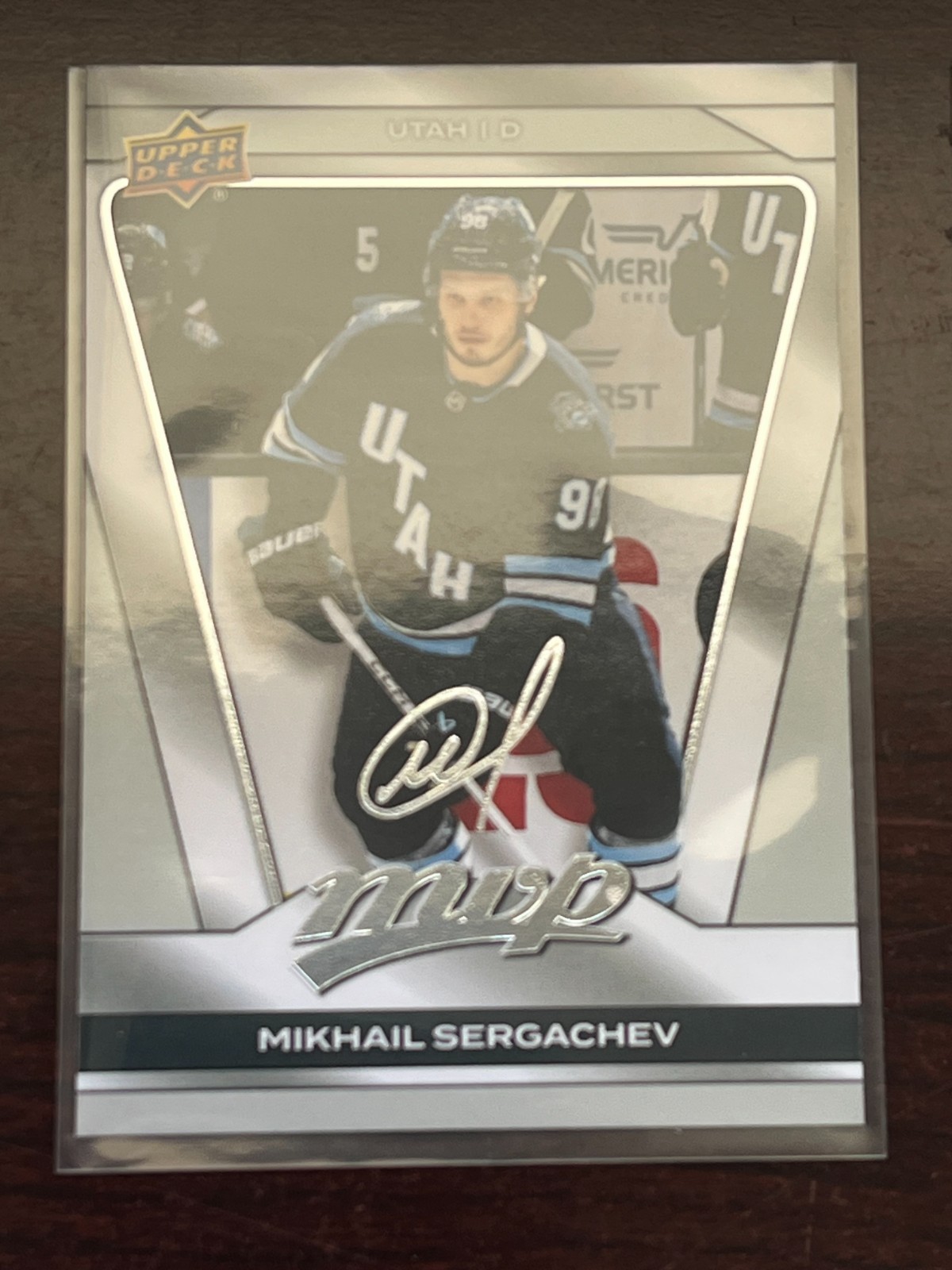 2025-26 UPPER DECK MVP MIKHAIL SERGACHEV SILVER SCRIPT