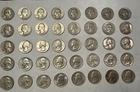 1953-1964 Circulated Washington Quarters — Full Roll of (40), 90% Silver!