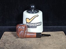 Marxman Custombilt-style Stout Rustic Pot Estate Pipe