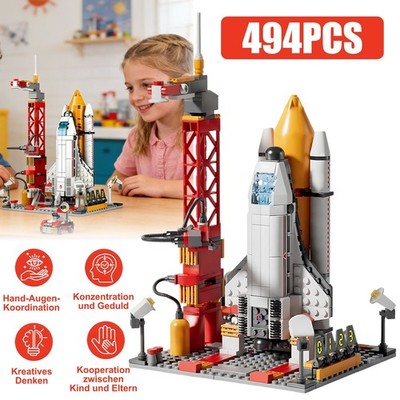 494pcs Space Shuttle Bausatz Space Shuttle Konstruktionsset STEM-Bauspielzeug