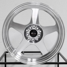 4-new 18 Vors Sp1 Wheels 18x8 5x1005x114.3 35 Silver Machined Rims 73.1