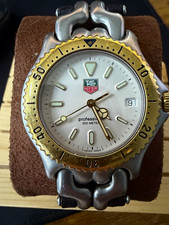 TAG Heuer Professional Quartz Date Brown Leather S95.806