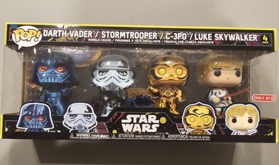 Funko POP! Star Wars 4-Pack Vinyl Bobblehead Target Exclusive ~ NEW