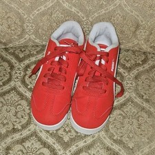 PUMA Roma Boys Red White Lace Up Breathable Sneakers US 1C EU 32 398300-03