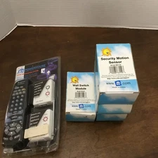 X-10 Lot Powerhouse Remote, Wall Switch Module (1), Security Motion Sensors (3)
