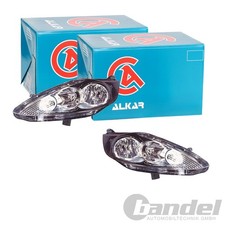 2X ALKAR HALOGEN SCHEINWERFER SATZ LINKS+RECHTS passend für FORD FIESTA