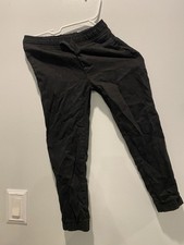 Tony Hawk Boys Black Jogger Pants Drawstring Pull On Elastic Waist Pockets
