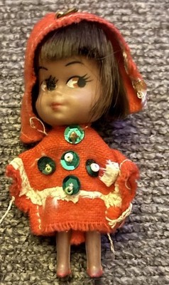 1960 s Vintage Liddle Kiddles Doll World Beauty Pageant  Miss Eskimo  RARE!