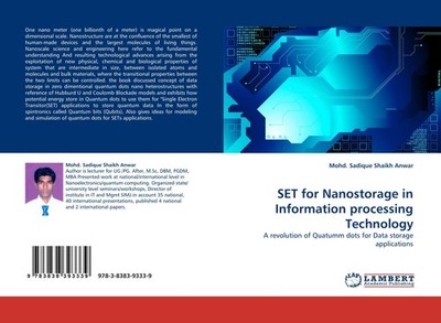 SET for Nanostorage in Information processing Technology Mohd. Sadique Shaikh An