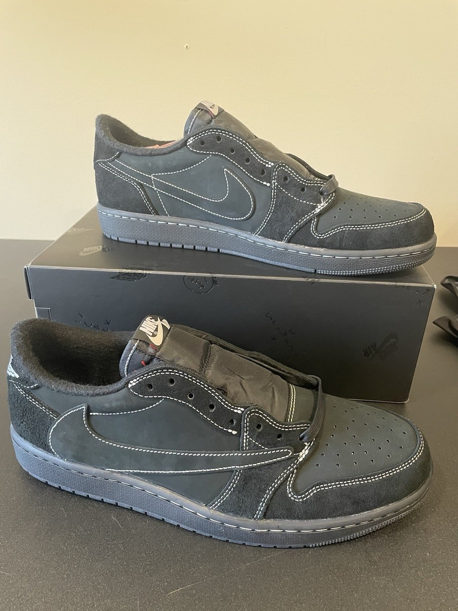 Air Jordan 1 Low OG Travis Scott SP Black Phantom Size 13 Brand
