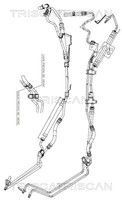 Hydraulikschlauch Servoleitung - Triscan 8516 16038