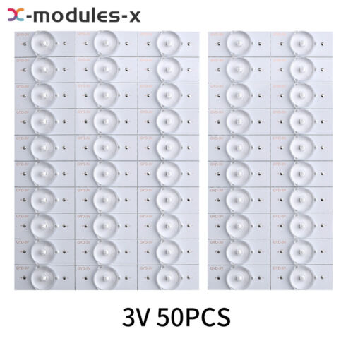 50/100PCS 3/6V LED Lamp Bead With Optical Lens Fliter For 32-65'' LED TV Repair - Picture 16 of 22