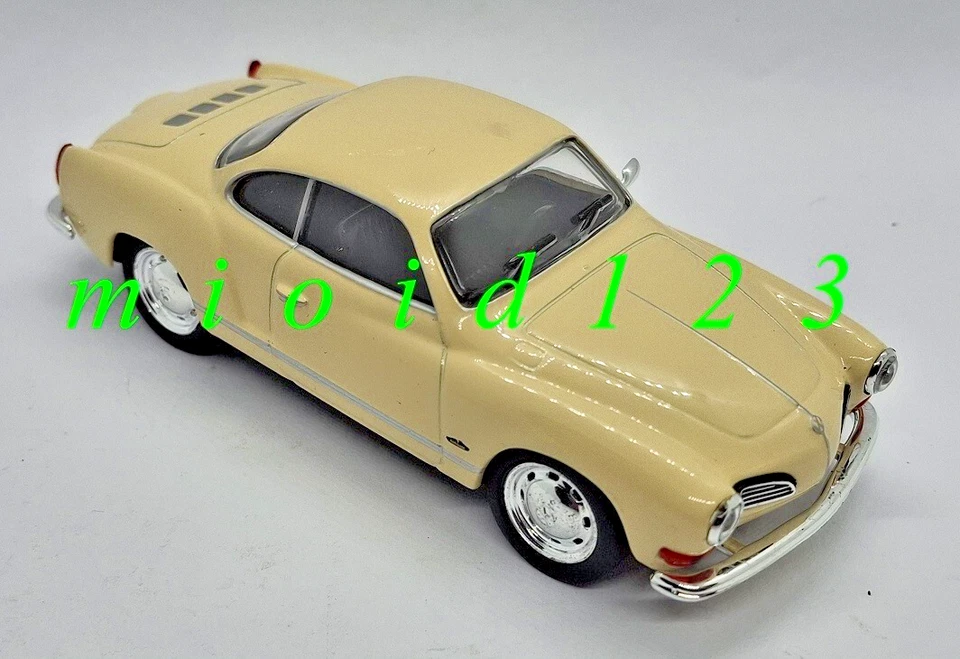 VOLKSWAGEN KARMANN GHIA COUPE [ Beige ] (1968) - 1/43 Die-cast EdisonGiocattoli - Immagine 4 di 4
