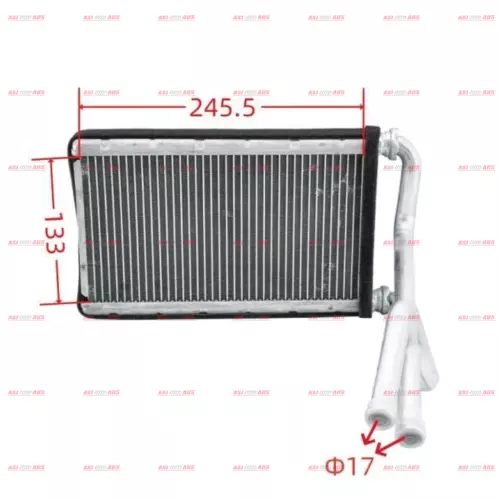 HEATER RADIATOR EXCHANGER For HONDA CIVIC VIII Hatchback REPLACEMENT ASI - Picture 1 of 7