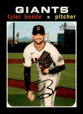 2020 Topps Heritage Tyler Beede #612 San Francisco Giants