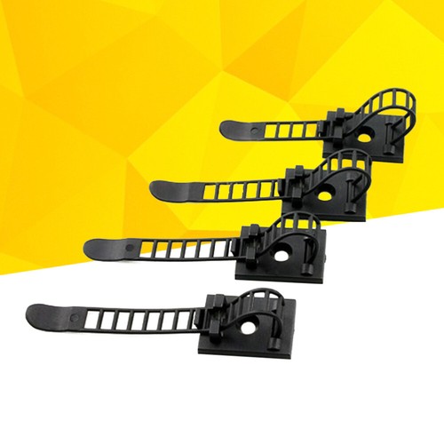 100 Pcs Wire Cable Tie Fixing Clip Adjustable Clips Cord Organizer - 第 9/12 張圖片