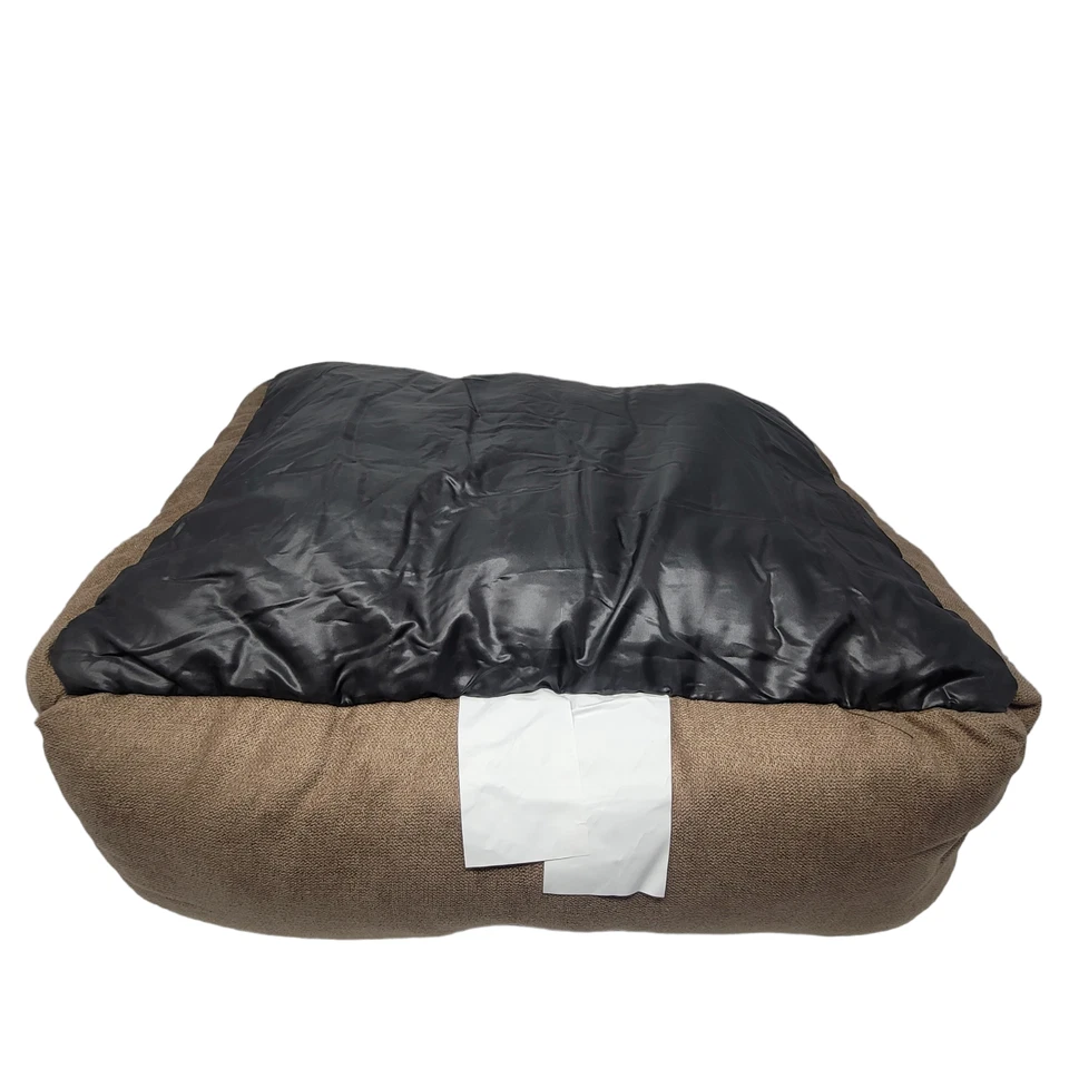 Cama de pelúcia Petcrest para cães e gatos marrom 25 x 21 nova lavável na máquina - Imagem 4 de 4