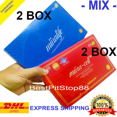 COMBO (2x Miira-Cell+ & 2x Miira-Life) Revoobit Stem Cell 24 Sachets Per Box