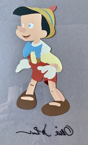 Disney Cel Hand Painted Production Model Sericel Pinocchio Master Series - Picture 3 of 12