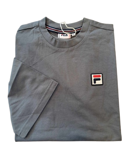 T shirt FILA Blans Tee Maglietta Grigio Castlerock Casuals
