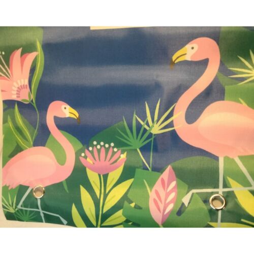 Lets Flamingle Door Banner Tropical Themed Flamingo Party Decoration Dorm 59x11 - Picture 6 of 10
