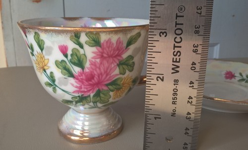 Taza de té de porcelana UCAGCO Cerámica Japón taza de té y platillo crisantemo de noviembre - Imagen 19 de 20