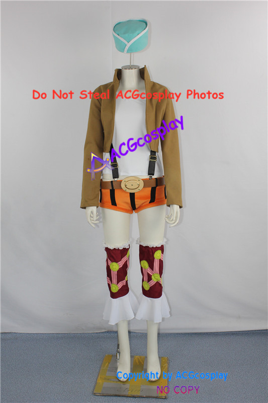 Disfraz de cosplay de joyería de una pieza Bonney acgcosplay incl. cinturón utilería y sombreros