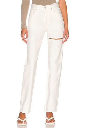 NEW AGOLDE Dagna High-Rise Pleated Baggy Jeans | eBay