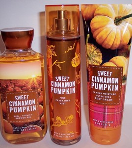 Details About New Fall 2019 Bath Body Works Sweet Cinnamon Pumpkin Gel Cream Mist Spray