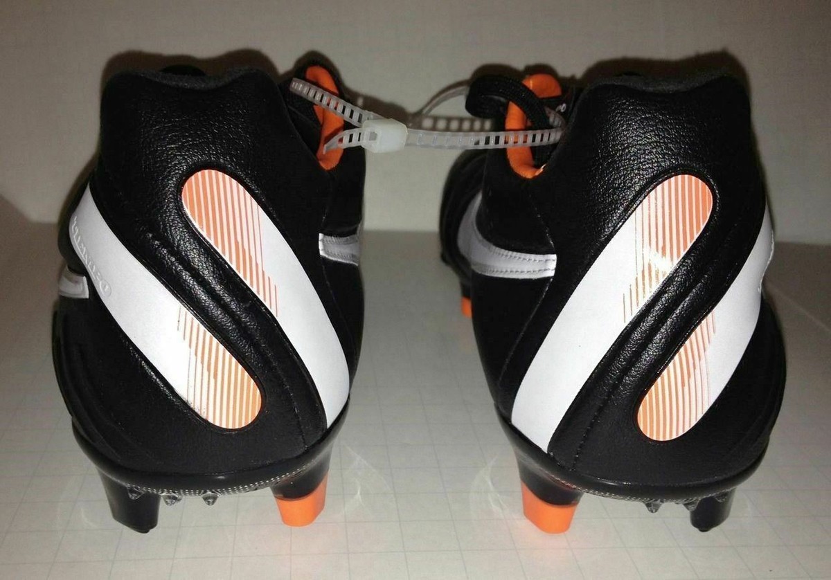 NIKE Tiempo Legend IV FG Black Orange Soccer Cleats NEW