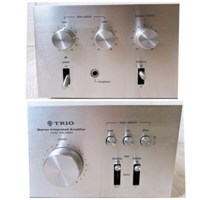 アンプ Trio KA-3300 KENWOOD TRIO KA-3300 Stereo Premain Amplifier Working