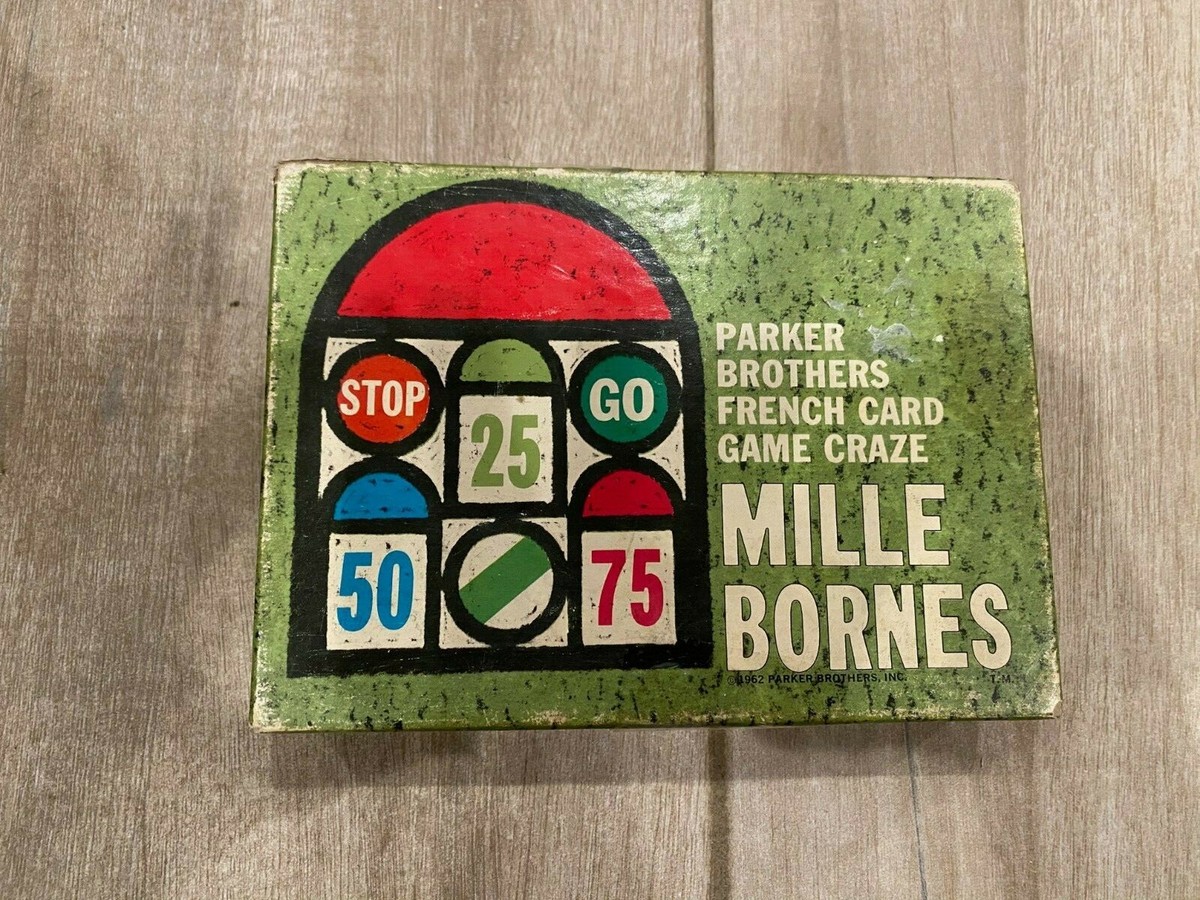 Vintage 1962 Mille Bornes French/English Card Game | eBay