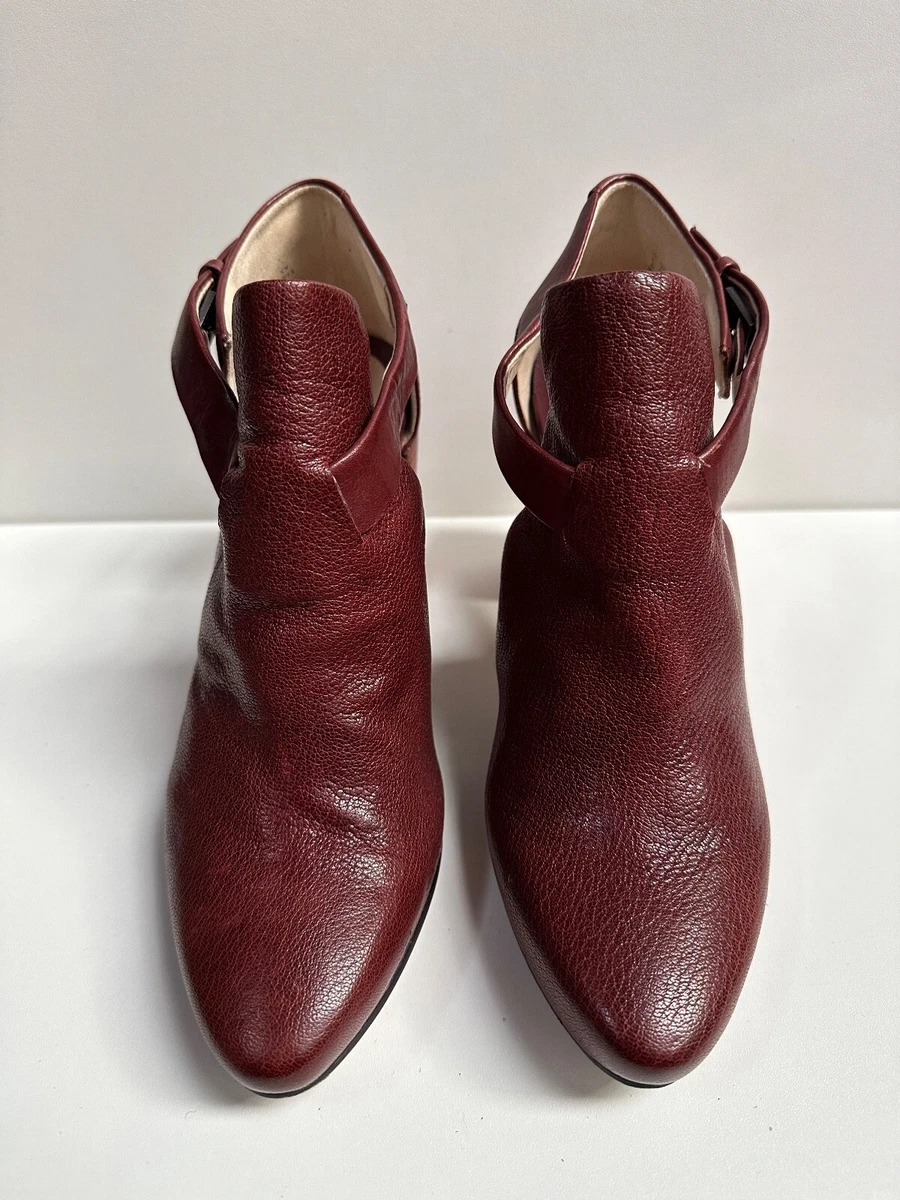 Clarks online burgundy heels