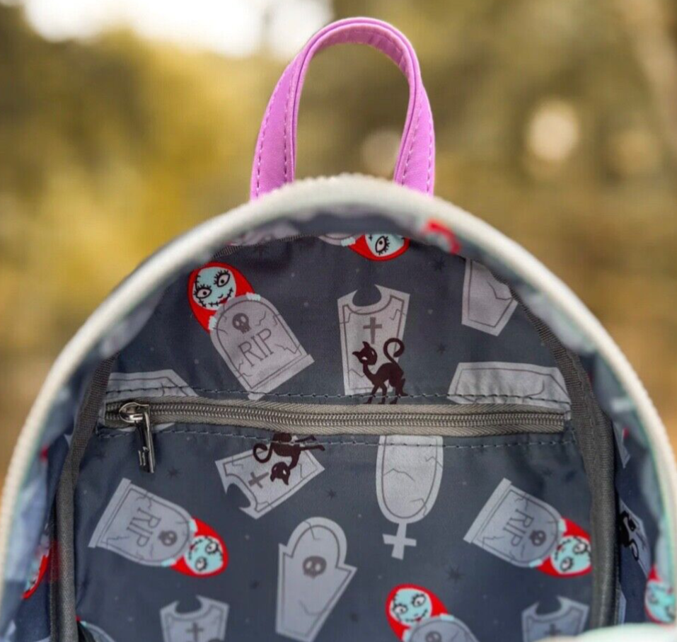 Loungefly Sally Cemetery Mini Backpack | eBay display picture 3