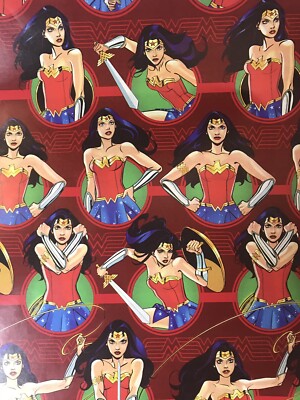 wonder woman wrapping paper