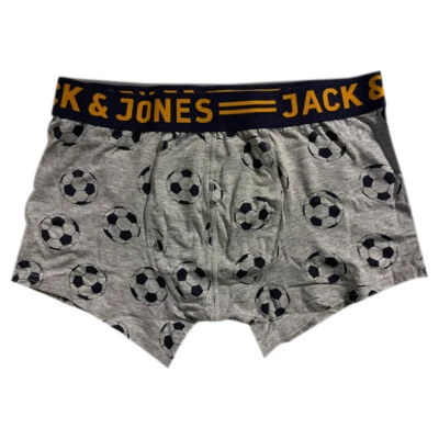 Mens Jack & Jones 3 Pack Boxer Shorts Underwear Trunks Branded Multi Pack Gift