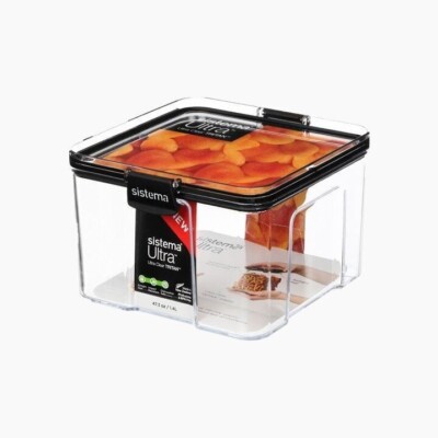 SISTEMA ULTRA CLEAR TRITAN SQUARE CONTAINER 1,4L