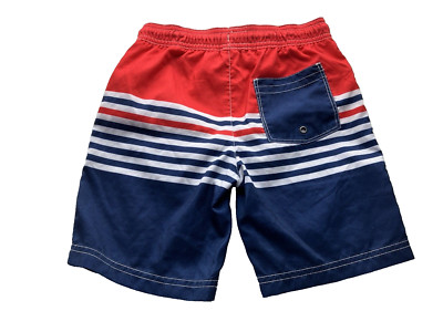 Carters Shorts Schwimmen Jungen Carter's Größe Badehose Junge Neu Größe 6 Gestreift Rot Blau