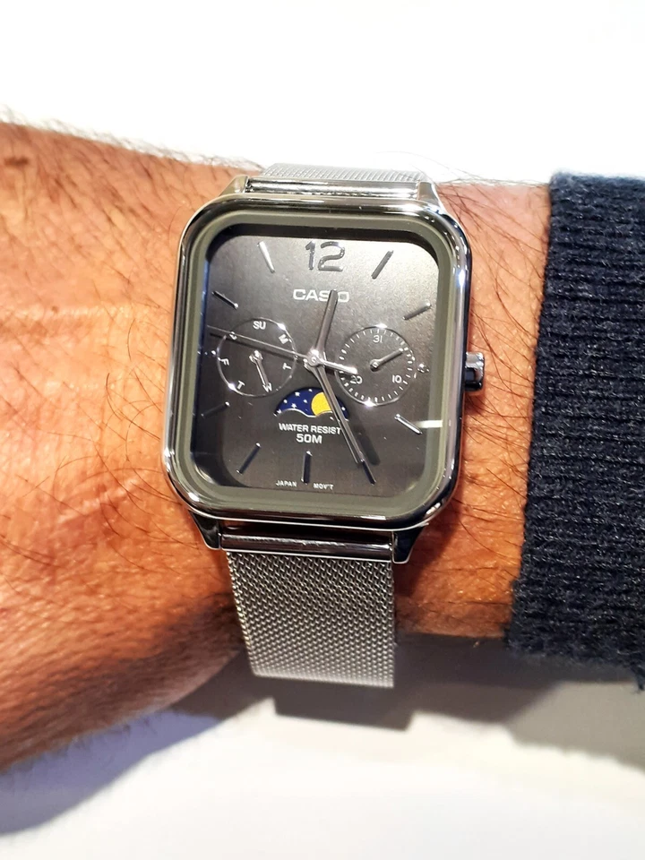 Orologio Uomo Casio MTP-M305M-8AVER Multifunzioni Rettangolare - Immagine 3 di 3