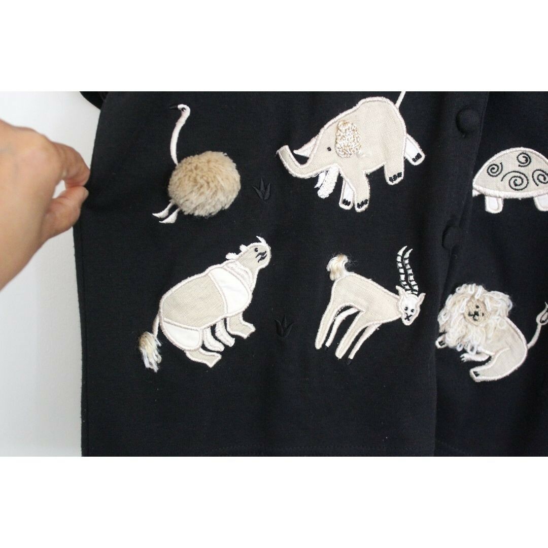 Vintage Patchwork Button Up Blouse Embroidered Te… - image 2