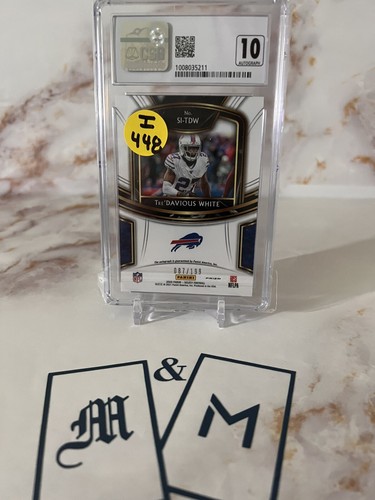 Panini 2020 Seleziona Firme Tre'Davious Bianco Argento /199 CSG 9 SI-TDW - Foto 3 di 4