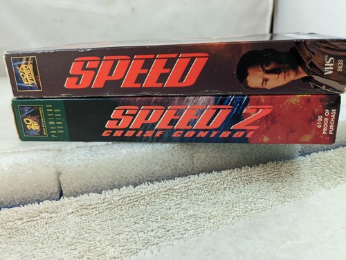 VHS TAPES - Fox Video Speed 1 & 2 (1994 & 1997) Hi-Fi Stereo VHS - Picture 3 of 3