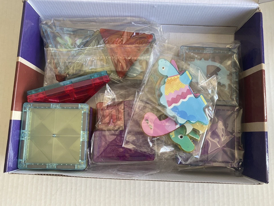 Nocky Magnetic Building Blocks Tiles Animal World - Image 4 of 4