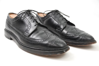 Allen Edmonds MacNeil Black Leather Wingtip Full Brogue  display picture 2