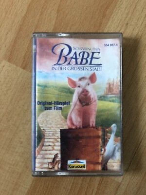 Hörspiel MC (Rar & Selten): Schweinchen Babe in der großen Stadt (Karussell)