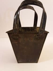 Rustic Metal Handbag Planter Flower Pot