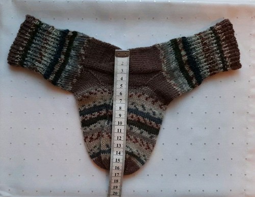 Kinder Wollsocken Handarbeit. Gr:25-26 neu. 75% Schurwolle . Waschen Bis 40° - Bild 3 von 3