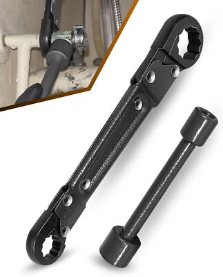 Angle-On Plumber Wrench for Installing New Compression Nuts Plumbing Tool