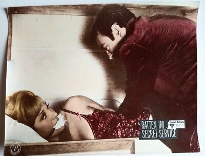 A85 Aushangfoto RATTEN IM SECRET SERVICE Richard Johnson / Carol Lynley #1